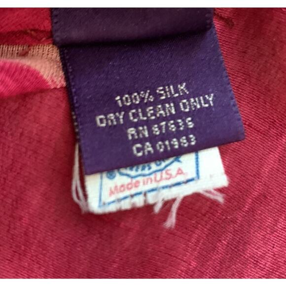 Vintage Ralph Lauren Purple Label Runway Ikat Silk Wrap Dress 1994 Southwestern - Picture 7 of 15